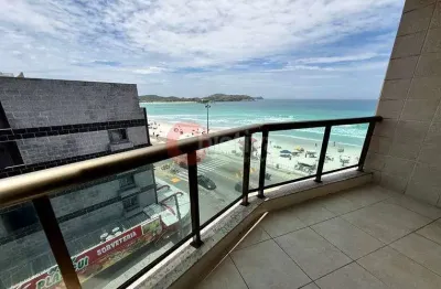 Cobertura a venda de 4 quartos frente para praia do forte - cabo frio/rj