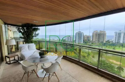 Apartamento de luxo à venda, no condomínio golden green peregrino jr,  em rio de janeiro, barra da tijuca, com 3 quartos, 240m²