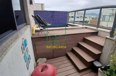 Cobertura à venda, no condomínio enjoy,  em rio de janeiro, recreio dos bandeirantes, com 3 quartos, 140m²