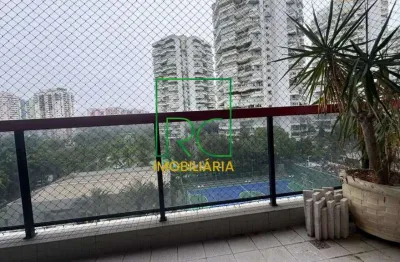 Apartamento para alugar, no Condomínio Wonderful Ocean Suites,  em Rio de Janeiro, Barra da Tijuca, com 3 quartos, 100m²