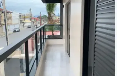 Casas em condomínio na vila antártica, praia grande/sp