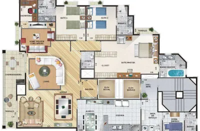 Apartamento com 4 quartos à venda na rua ana benvinda de andrade, 118, santana, são paulo, 170 m2 por r$ 1.315.000