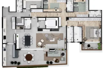 Apartamento com 4 quartos à venda na rua sousa ramos, 349, vila mariana, são paulo, 258 m2 por r$ 3.777.580