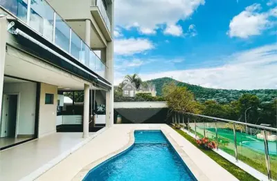 Casa em condomínio fechado com 4 quartos à venda na alameda das aroeiras, 560, alphaville, santana de parnaíba, 450 m2 por r$ 4.500.000