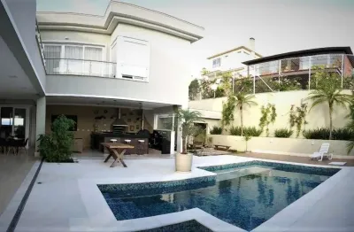Casa em condomínio fechado com 5 quartos à venda na alameda das sapucaias, 44, alphaville, santana de parnaíba, 6900 m2 por r$ 6.500.000