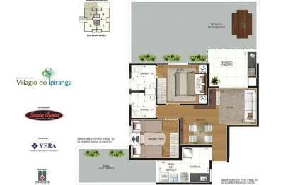 Apartamento com 2 quartos à venda na rua santa áurea, 253, vila nair, são paulo, 54 m2 por r$ 636.000