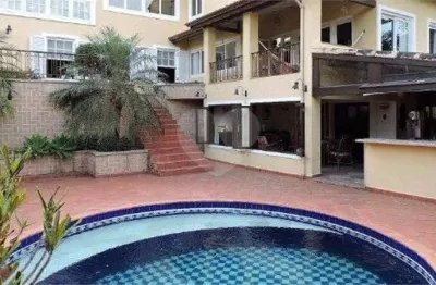 Casa em condomínio fechado com 4 quartos à venda na rua rio bonito, 521, chácara eliana, cotia, 517 m2 por r$ 1.850.000