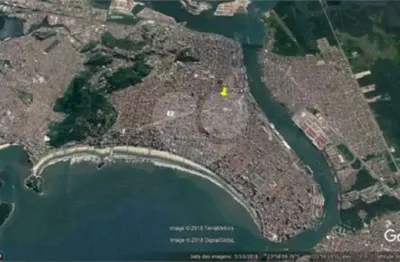 Terreno à venda na rua borges, 222, macuco, santos, 450 m2 por r$ 1.100.000