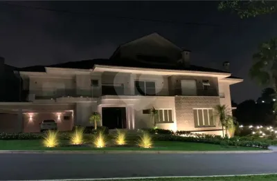 Casa em condomínio fechado com 5 quartos à venda na alameda marquesas, 35, tamboré, santana de parnaíba, 1412 m2 por r$ 17.500.000