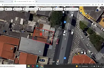 Terreno à venda na avenida joão de andrade, 76, santo antônio, osasco, 250 m2 por r$ 800.000