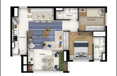 Apartamento com 2 quartos à venda na rua domingos paiva, 152, brás, são paulo, 70 m2 por r$ 707.000