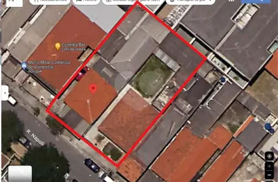 Terreno à venda na rua nápoli, 367, vila metalúrgica, santo andré, 391 m2 por r$ 1.350.000