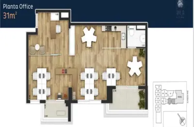 Sala comercial à venda na avenida chibarás, 75, moema, são paulo, 64 m2 por r$ 704.000