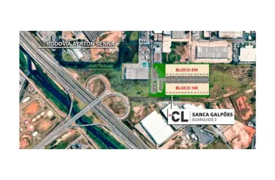 Barracão / galpão / depósito para alugar na rua da lagoa, 511, cidade industrial satélite de são paulo, guarulhos, 1735 m2 por r$ 70.354