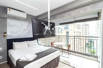 Apartamento à venda na alameda iraé, 664, indianópolis, são paulo, 24 m2 por r$ 570.000
