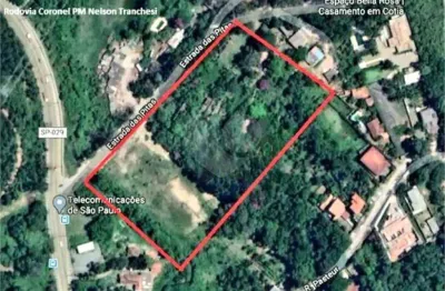 Terreno à venda na estrada das pitas, 1, chácara roselândia, cotia, 20000 m2 por r$ 10.000.000