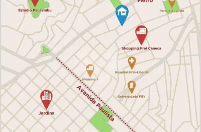 Apartamento com 1 quarto à venda na rua bela cintra, 237, consolação, são paulo, 30 m2 por r$ 590.000