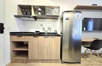 Kitnet / stúdio para alugar na avenida armando ferrentini, 654, paraíso, são paulo, 21 m2 por r$ 3.100