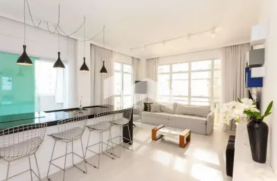 Apartamento mobiliado e decorado para locação no batel | alto padrão