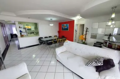 Apto 4 suítes, vista para o mar, 350mts praia, enseada, 2 vagas