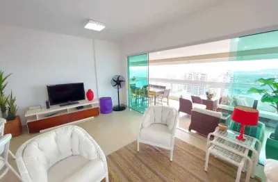 Apto andar alto, vista mar, 3 dorms., terraço gourmet, 2 vagas