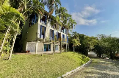 Residência de luxo com vista para o mar na península em guarujá