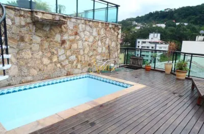 Penthouse com 3 quartos, enseada, guarujá - r$ 600 mil, cod: 358