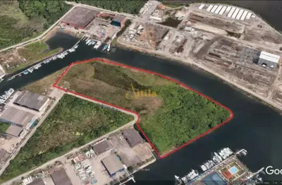 Terreno comercial à venda na avenida jorge salvador chere, 1, cing, guarujá, 60577 m2 por r$ 90.000.000