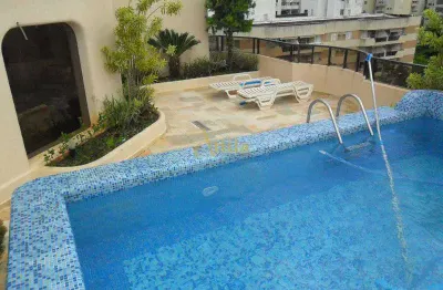 Cobertura vista para o mar, 3 suítes, lazer, 3 vagas, enseada