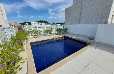 Cobertura vista mar, 4 dorms., 2 vagas, pitangueiras