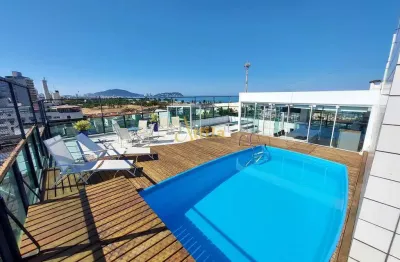 Cobertura duplex, 100mts praia, 4 dorms, 2 vagas, enseada
