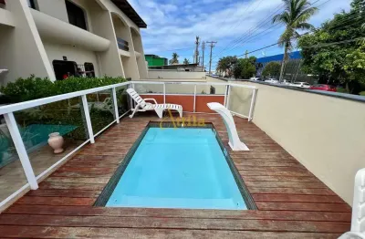 Casa em villagio, 50mts da praia, 3 dorms., piscina