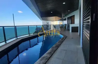 Apartamento com 4 quartos para alugar na Rua Costa Esmeralda, 26, Jardim Astúrias, Guarujá