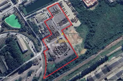 Terreno à venda na Estrada Municipal Senhor René Fonseca, 1, Zona Industrial, Cubatão