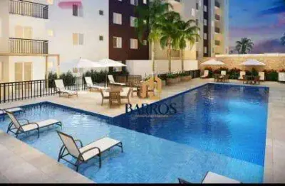Apartamento á venda 2 dormitórios, 55m2 - bairro morumbi, residencial por do sol - piracicaba/sp