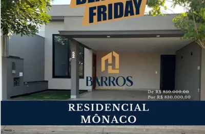 Casa em condomínio à venda 3 dormitórios, 140m2 - bairro jardim califórnia, residencial mônaco - piracicaba/sp