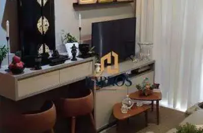 Apartamento á venda 2 dormitórios, 52m2 - bairro centro, residencial dom pedro ll - americana/sp