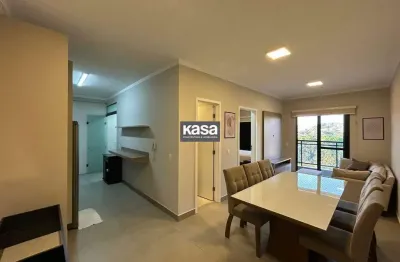 Apartamento mobiliado para locação no edifício life carraro, no taboão em bragança paulista-sp