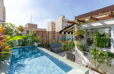 Cobertura com 2 dormitórios à venda, 159 m² por r$ 3.000.000,00 - higienópolis - são paulo/sp