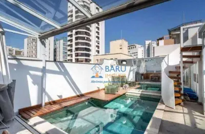Cobertura com 3 dormitórios à venda, 330 m² por r$ 5.350.000,00 - higienópolis - são paulo/sp