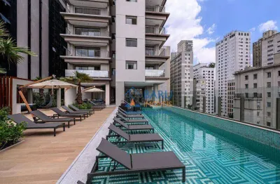 Studio com 1 dormitório para alugar, 25 m² por r$ 3.981,17/mês - santa cecília - são paulo/sp