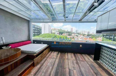 Cobertura com 1 dormitório à venda, 101 m² por r$ 1.598.000 - vila madalena - são paulo/sp