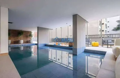 Studio com 37 m², 1 vaga, por r$ 5.406/pacote mensal - pinheiros - são paulo/sp