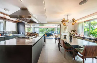Casa em condomínio fechado com 4 dormitórios à venda, 925 m² por r$ 21.000.000 - alto de pinheiros - são paulo/sp
