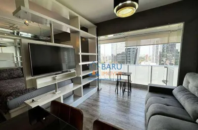 Studio com 1 dormitório para alugar, 33 m² por r$ 5.323,33/mês - chácara santo antônio - são paulo/sp
