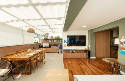 Apartamento garden com 2 dormitórios à venda, 100 m² por r$ 1.500.000 - perdizes - são paulo/sp