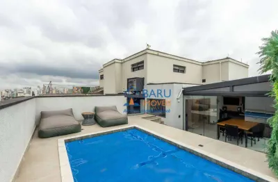 Cobertura com 2 dormitórios à venda, 195 m² por r$ 2.790.000 - moema - são paulo/sp