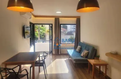 Apartamento para alugar, 48 m² por r$ 4.820,00 - higienópolis - são paulo/sp