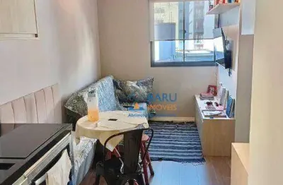 Apartamento com 1 dormitório à venda, 27 m² - santa cecília - são paulo/sp