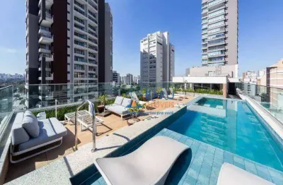 Apartamento com 1 dormitório à venda, 40 m² por r$ 575.000,00 - moema - são paulo/sp